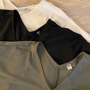 Uniqlo 3-pack loose fit shirts